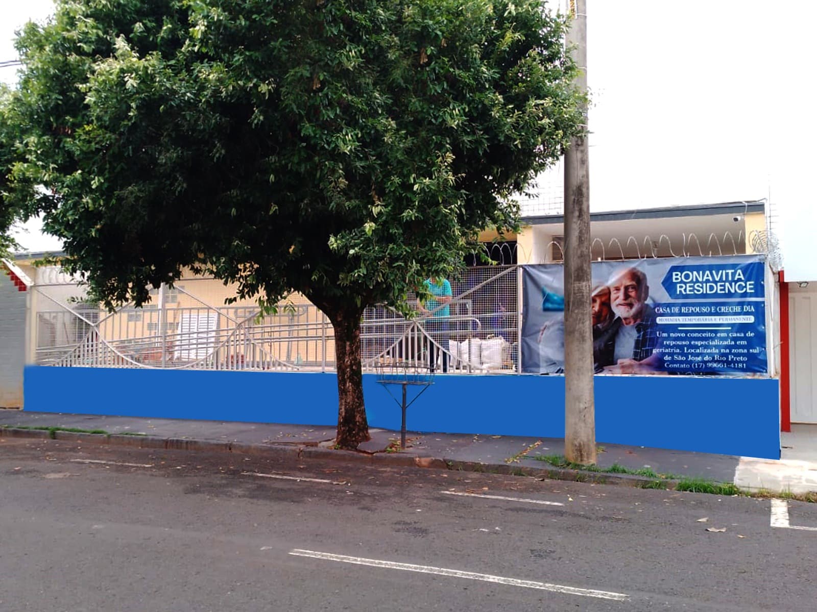 Fachada de Casa de Repouso Bonavita Residence em São José do Rio Preto